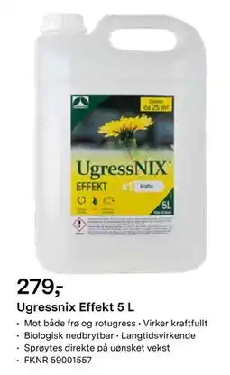 Felleskjøpet Ugressnix Effekt 5 L tilbud