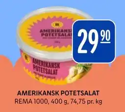 Rema 1000 AMERIKANSK POTETSALAT tilbud