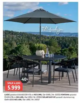 Bohus LASSE spisebord tilbud