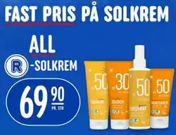 Rema 1000 ALL R-SOLKREM tilbud