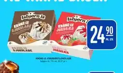 Rema 1000 KRONE-IS JORDBÆR/SJOKOLADE tilbud