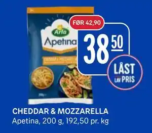 Rema 1000 CHEDDAR & MOZZARELLA tilbud