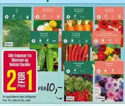 Europris Alle frøposer fra Blossom og Nelson Garden tilbud