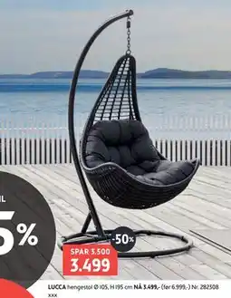 Bohus LUCCA hengestol tilbud