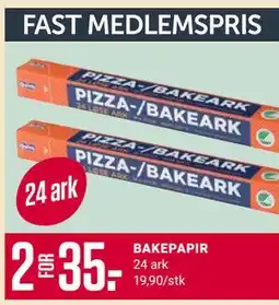 Europris BAKEPAPIR, Medlemspris tilbud