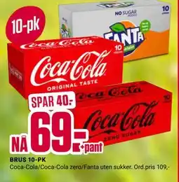 Europris BRUS 10-PK tilbud
