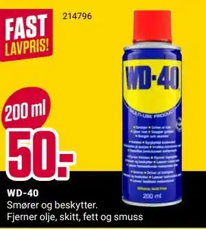 Europris WD-40 tilbud