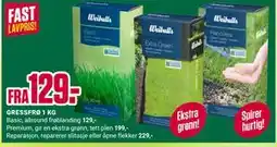 Europris GRESSFRØ 1 KG tilbud