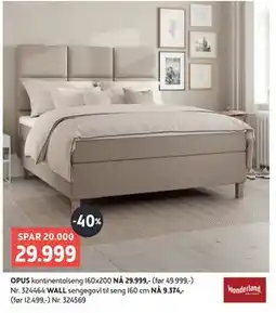 Bohus OPUS kontinentalseng tilbud