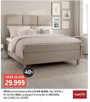 Bohus OPUS kontinentalseng tilbud