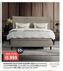 Bohus SIGNATURE COLLECTION SLEEPING VEGA kontinentalseng tilbud