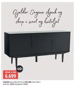 Bohus SAGENE skjenk tilbud