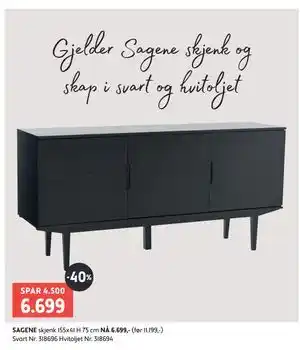 SAGENE skjenk