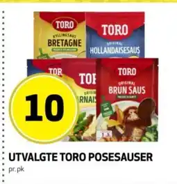 Bunnpris Utvalgte Toro posesauser tilbud