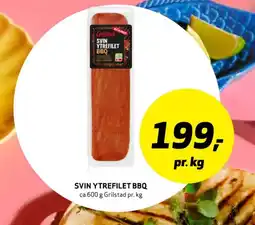 Bunnpris Grilstad Svin ytrefilet BBQ tilbud