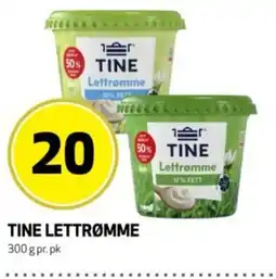 Bunnpris Tine lettrømme tilbud