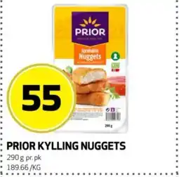 Bunnpris Prior kylling nuggets tilbud