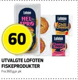 Bunnpris Utvalgte Lofoten fiskeprodukter tilbud