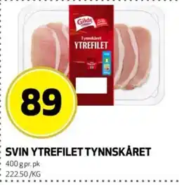 Bunnpris Gilde Svin ytrefilet tynnskåret tilbud