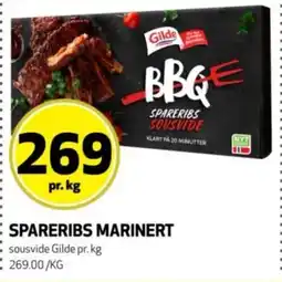 Bunnpris Gilde Spareribs marinert tilbud