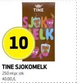 Bunnpris Tine sjokomelk tilbud