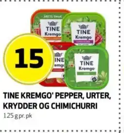 Bunnpris Tine Kremgo' pepper, urter, krydder og chimichurri tilbud