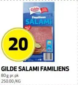 Bunnpris Gilde salami familiens tilbud