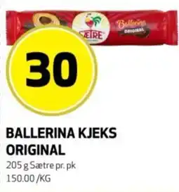 Bunnpris Sætre Ballerina kjeks original tilbud