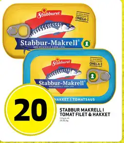 Bunnpris Stabbur Makrell i tomat filet & hakket tilbud