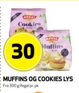 Bunnpris Regal Muffins og cookies lys tilbud