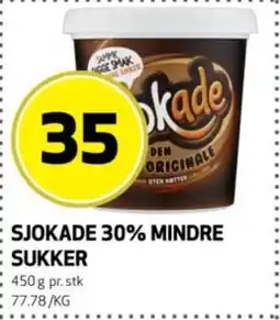 Bunnpris Sjokade 30% mindre sukker tilbud