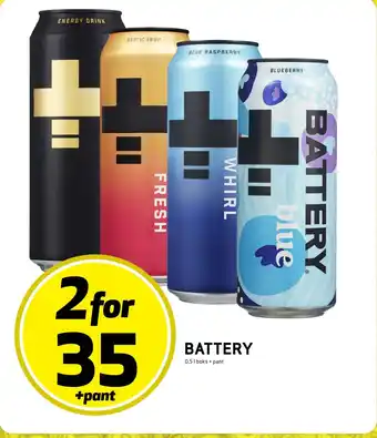 Bunnpris Battery tilbud