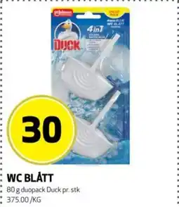 Bunnpris Duck WC blått tilbud