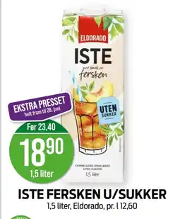 Kiwi ELDORADO Iste fersken u/sukker tilbud