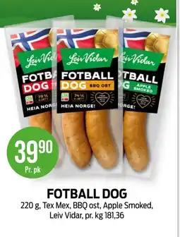 Kiwi Leiv Vidar Fotball dog tilbud