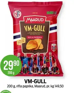 Kiwi MAARUD VM-gull tilbud