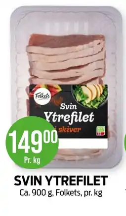 Kiwi Folkets Svin ytrefilet tilbud