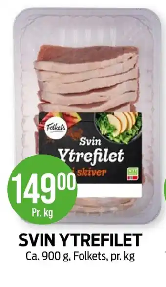 Kiwi Folkets Svin ytrefilet tilbud