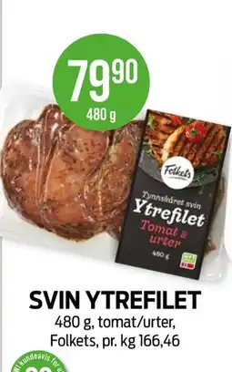 Kiwi Folkets Svin ytrefilet tilbud