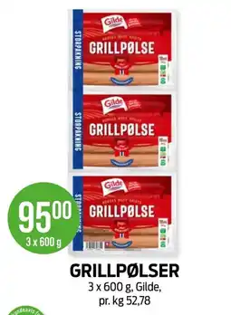 Kiwi Gilde Grillpølser tilbud