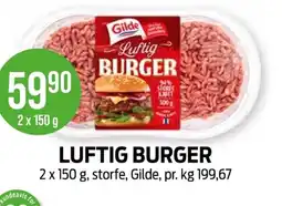 Kiwi Gilde Luftig burger tilbud