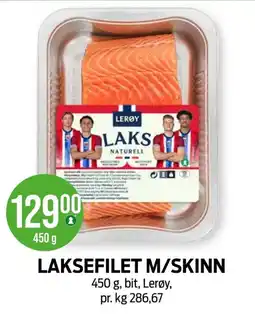 Kiwi Lerøy Laksefilet m/skinn tilbud