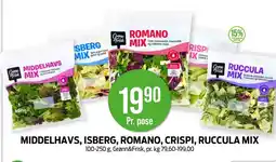 Kiwi Grønn&Frisk Middelhavs, Isberg, romano, crispi, ruccula mix tilbud