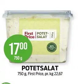 Kiwi First Price Potetsalat tilbud