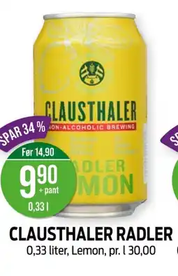 Kiwi CLAUSTHALER Radler tilbud