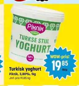 Eurocash Turkisk yoghurt tilbud