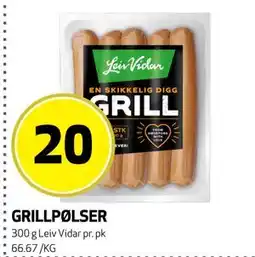 Bunnpris GRILLPØLSER tilbud