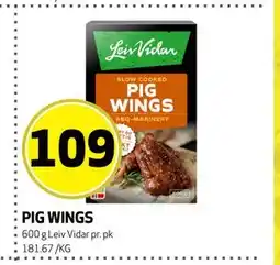 Bunnpris PIG WINGS tilbud