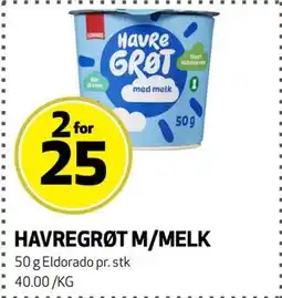Bunnpris HAVREGRØT M/MELK tilbud