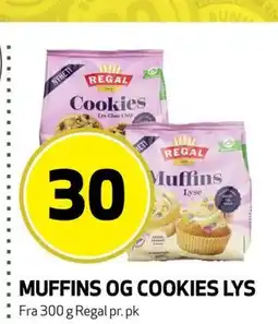Bunnpris MUFFINS OG COOKIES LYS tilbud